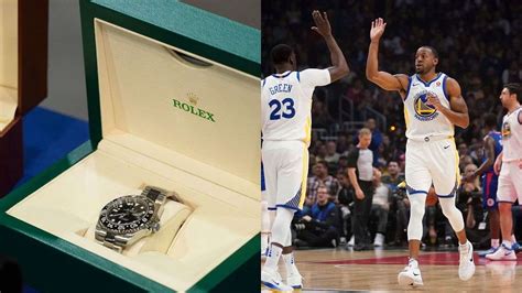 draymond green rolex|Stephen Curry gifts Rolexes to Draymond Green, Andre Iguodala.